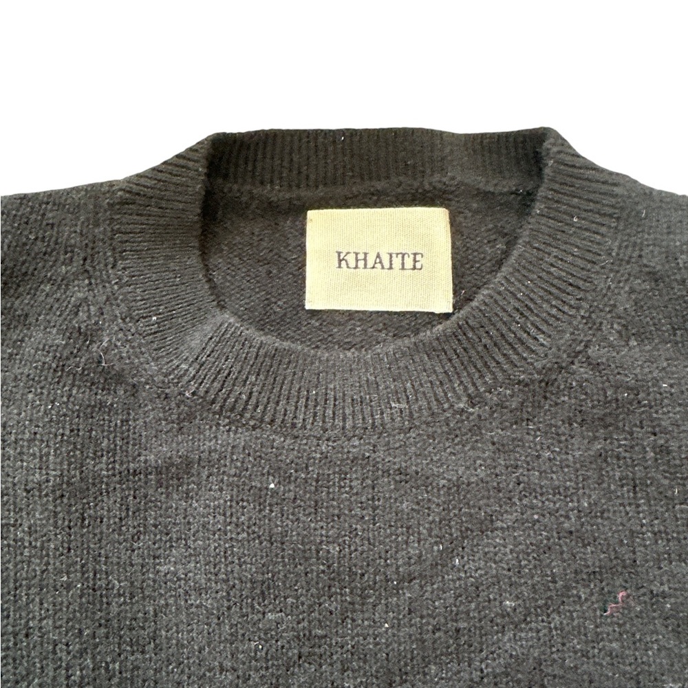 Khaite 100% cashmere Sweater with handmade Embroidered Design - Picture 4 of 7